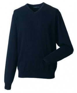 Jersey punto azul marino