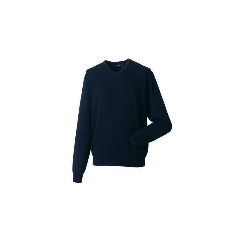 Jersey punto azul marino