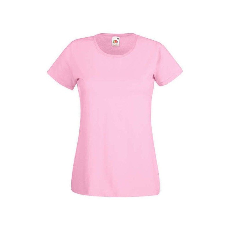 Camiseta rosa suave